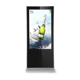 Free Standing Slim Style Digital Signage Kiosk